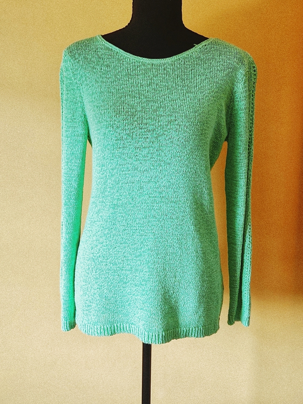 Rachel Zoe Mint Green Boatneck Knit Sweater
